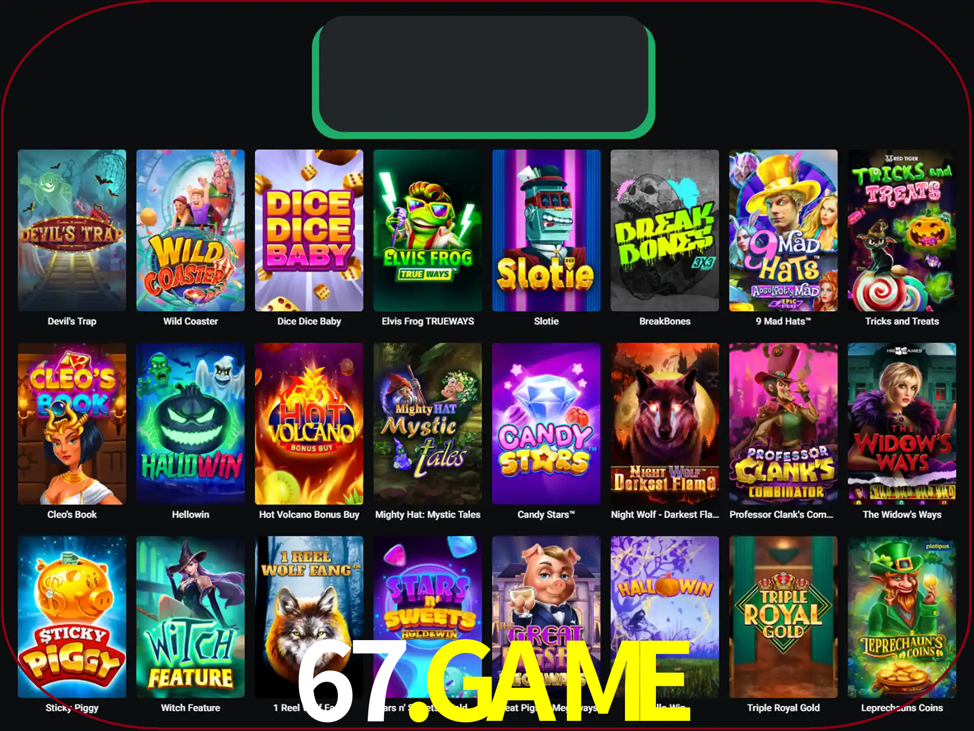 Procure por seus amados jogos de slot.