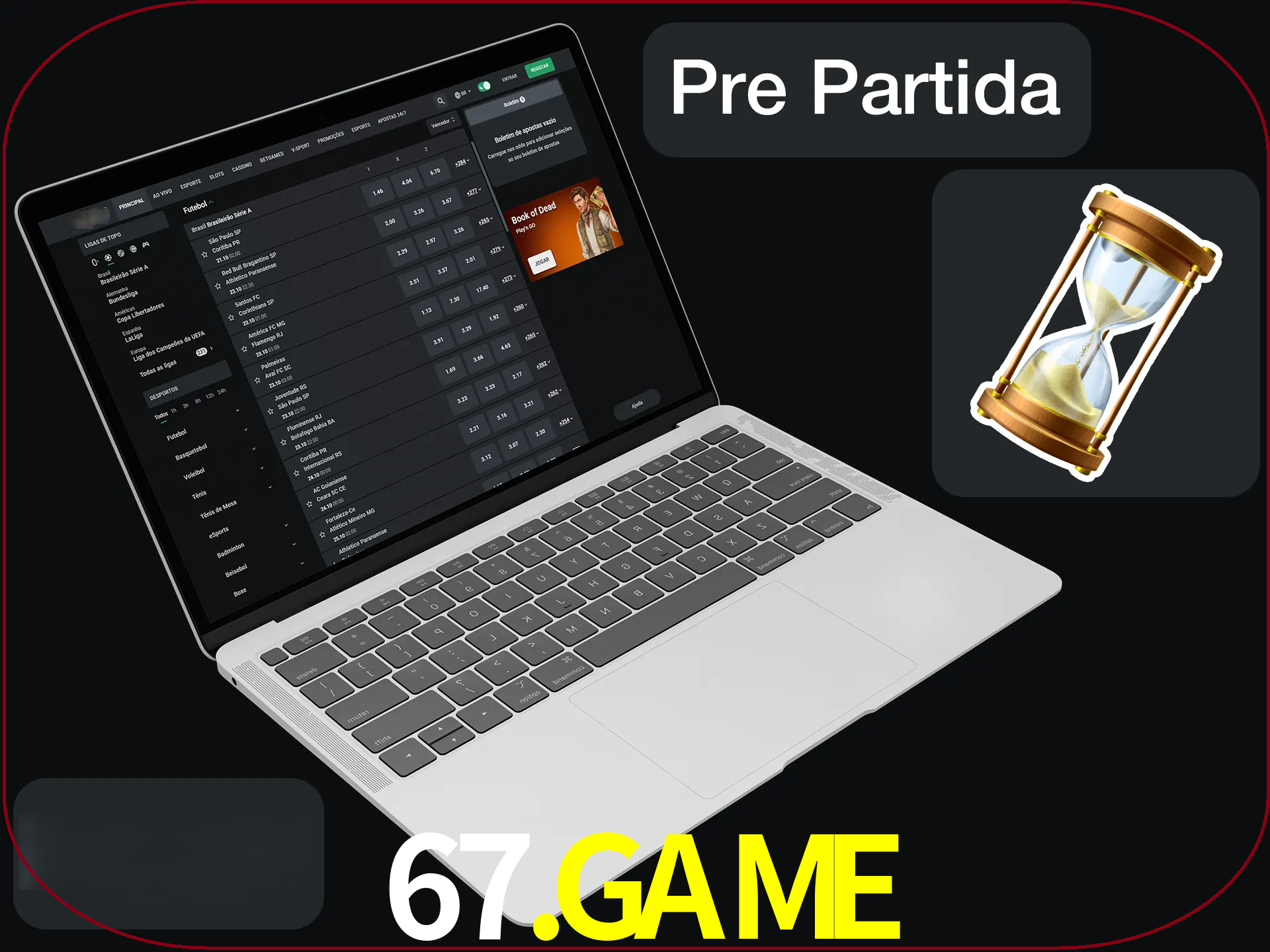 Fazer apostas em partidas futuras.