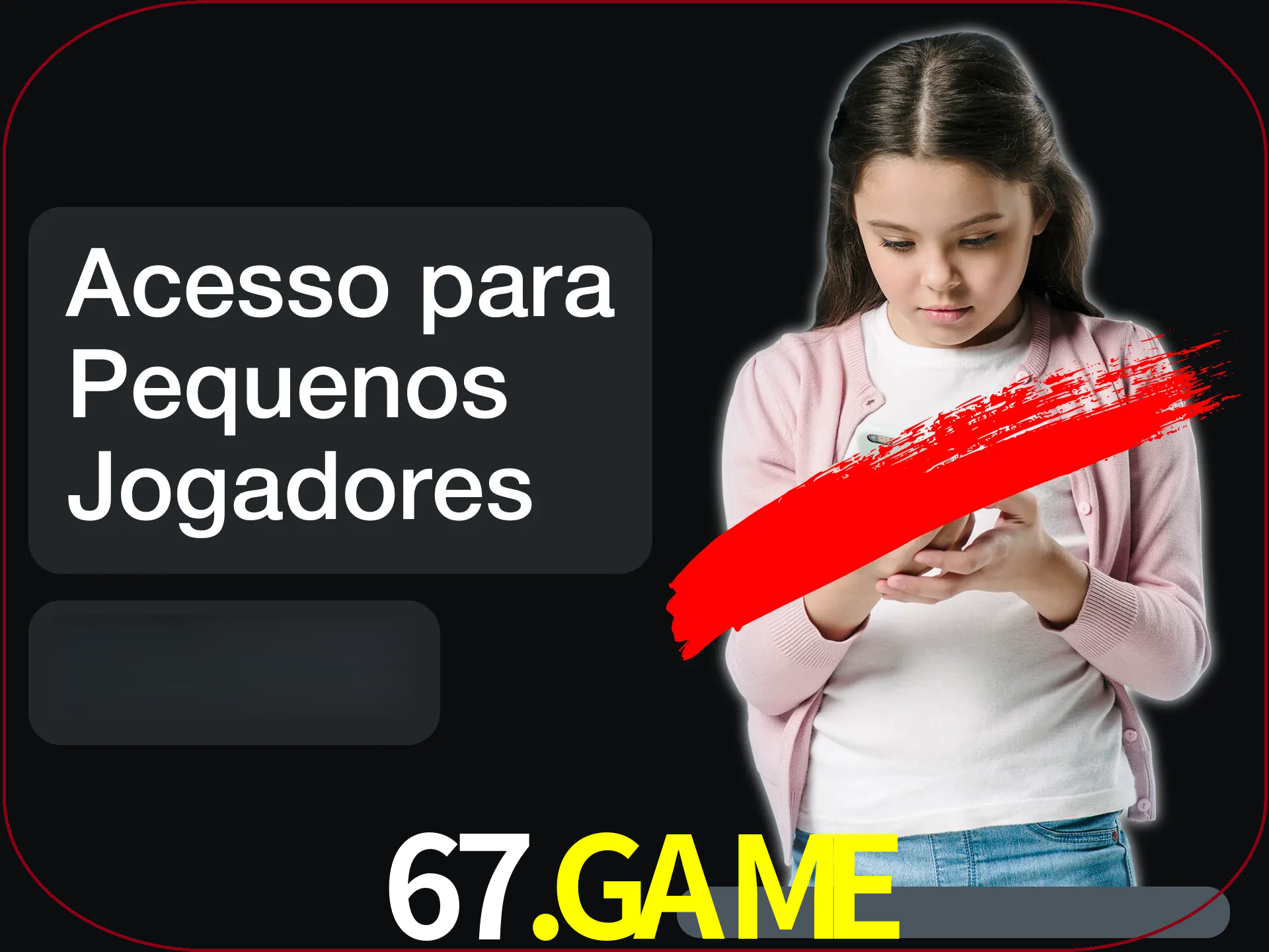 As crianças não podem jogar jogos de cassino.